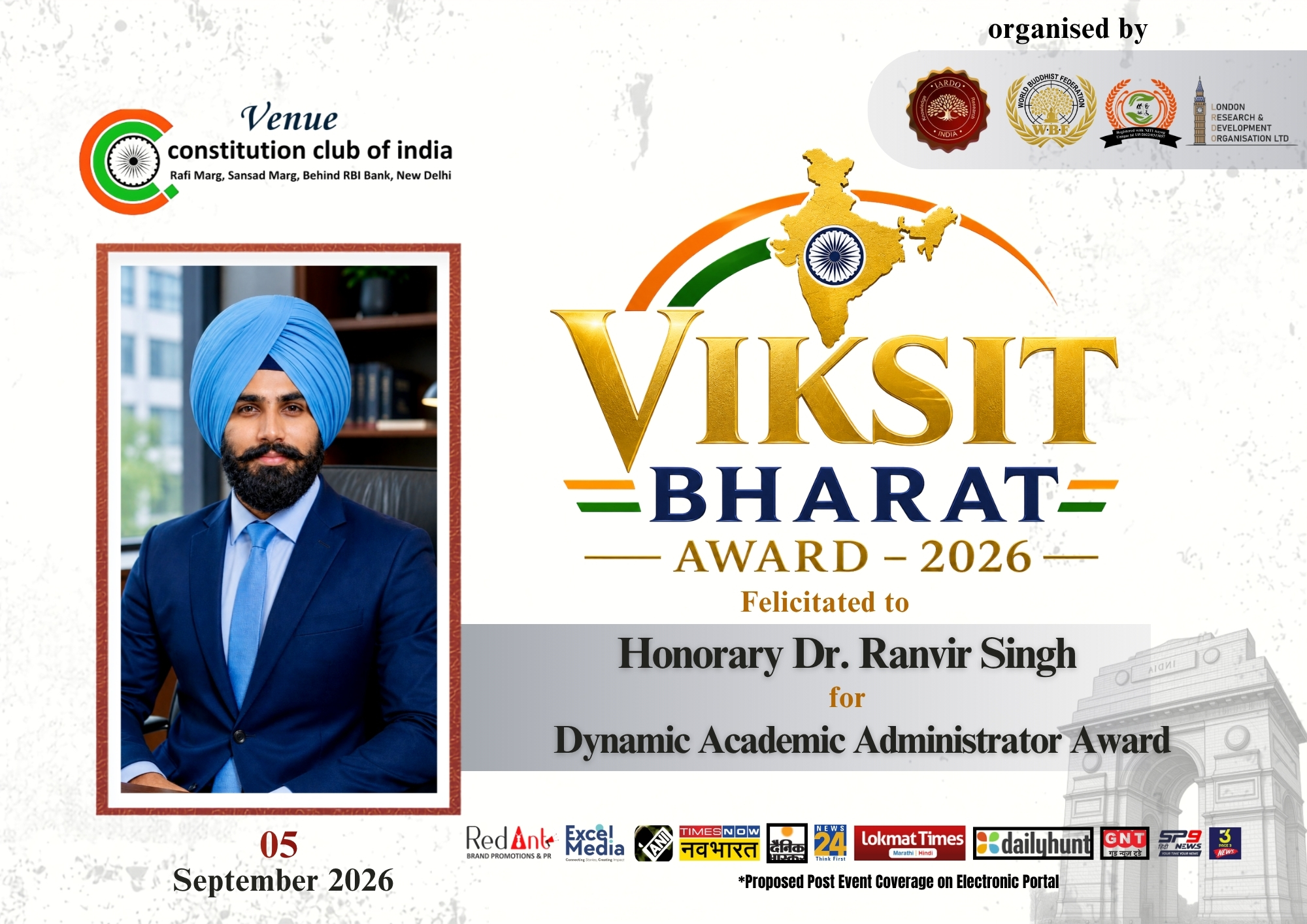 Honorary Dr. Ranvir Singh